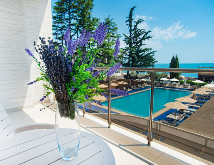 Комфорт с видом на море (Второй корпус) - Отель «Русалма» Алушта